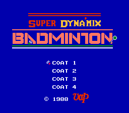 Super Dyna'mix Badminton (Japan)